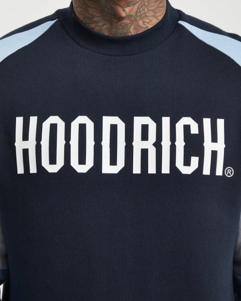 Sudadera Og Flash Hoodrich Azul Marino/placid Azul/blanco