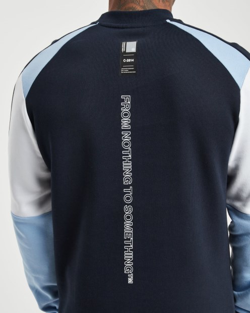 Sudadera Og Flash Hoodrich Azul Marino/placid Azul/blanco