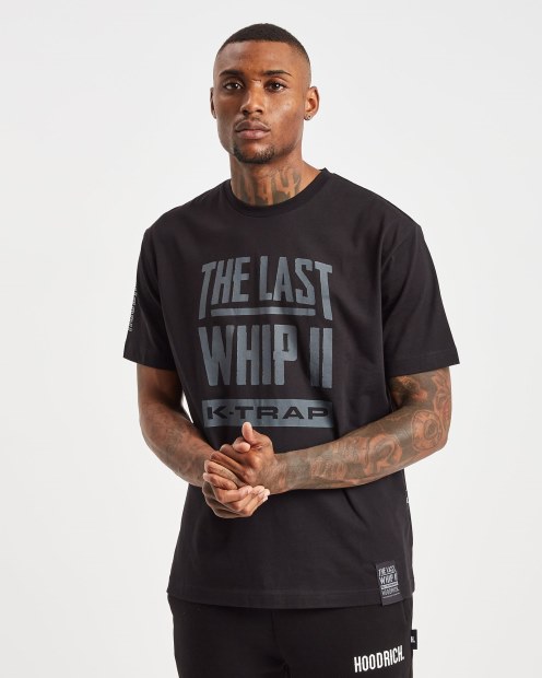 Camiseta Negra/blanca/gris Hoodrich Last Whip