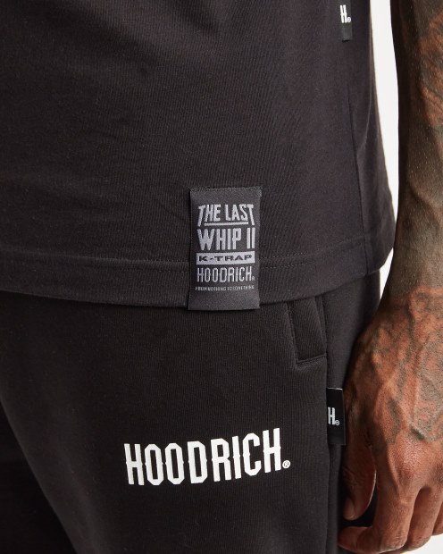 Camiseta Negra/blanca/gris Hoodrich Last Whip