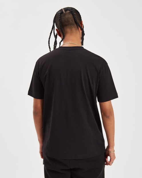 Camiseta De Ochos Og Hoodrich Negro/blanco/lychee