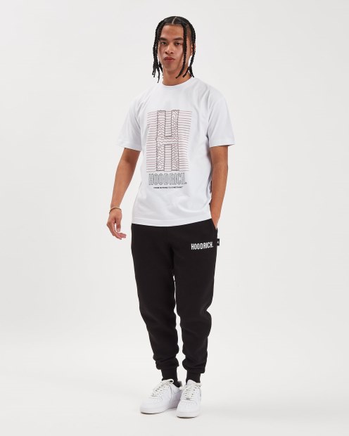 Camiseta De Ochos Og Blanco/lychee/negro Hoodrich