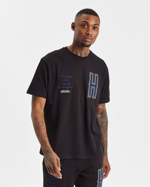 Camiseta Hoodrich Og Pulse Negro/sodalita