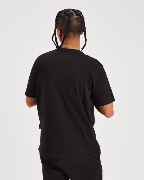 Camiseta Negra/blanca/lychee Hoodrich Og Crush V2