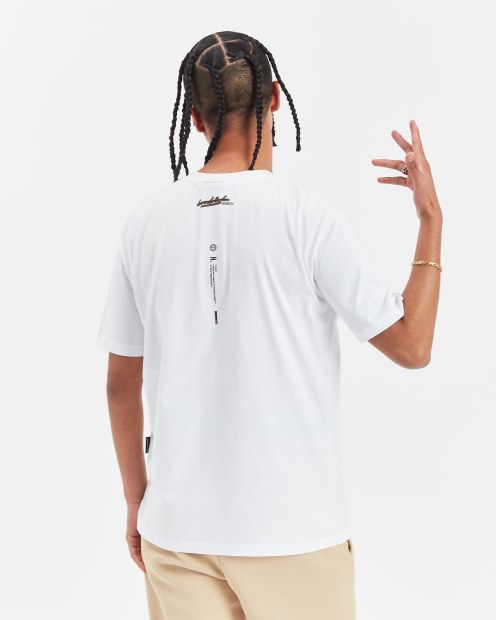 Camiseta Hoodrich White/walnut/aztec Og Ink