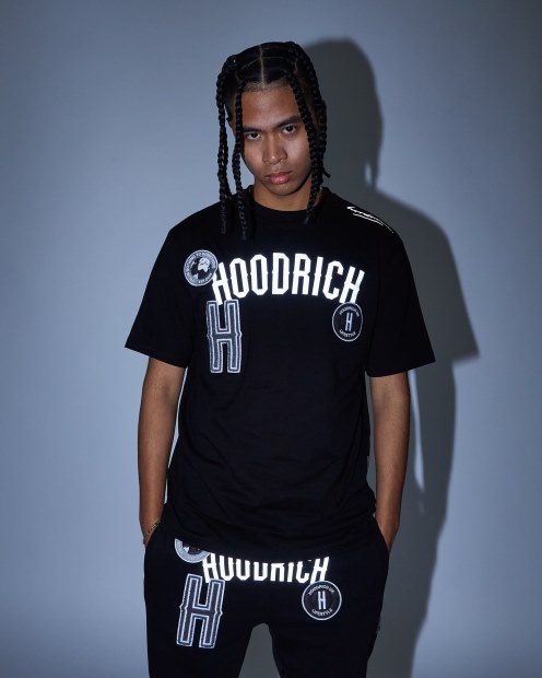 Camiseta Hoodrich Og Pacific Negro/reflectante/aguanieve