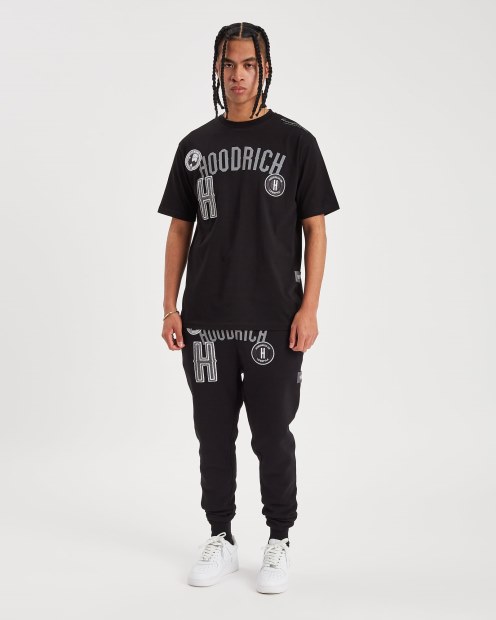 Camiseta Hoodrich Og Pacific Negro/reflectante/aguanieve