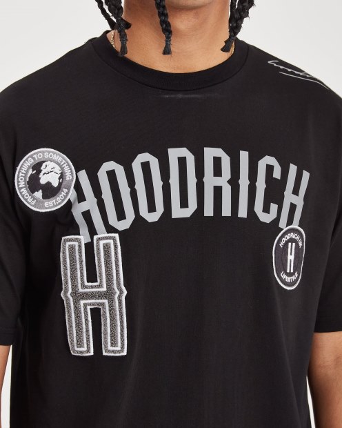 Camiseta Hoodrich Og Pacific Negro/reflectante/aguanieve