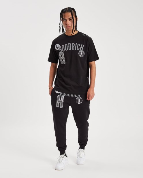 Camiseta Hoodrich Og Pacific Negro/reflectante/aguanieve