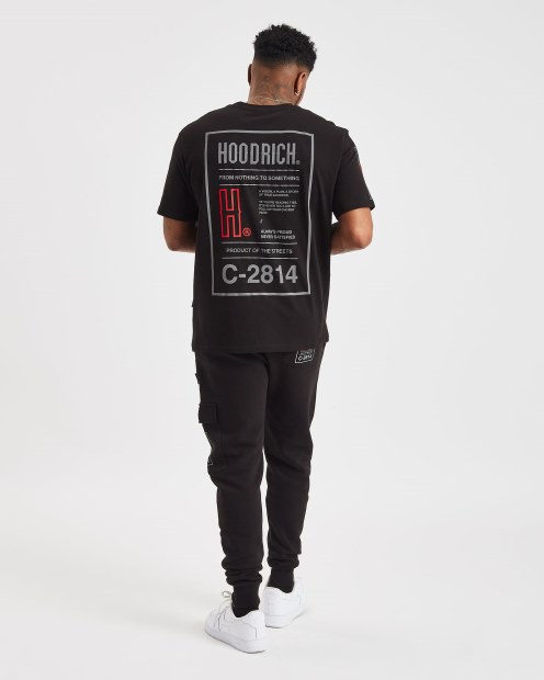 Camiseta Negra/reflectante Og Akira V6 Hoodrich