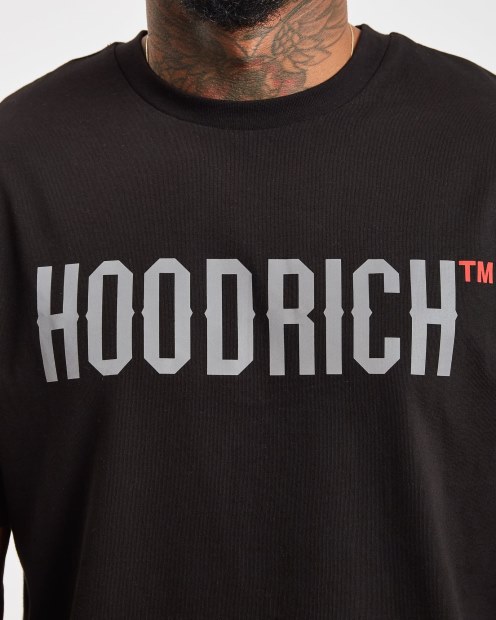 Camiseta Negra/reflectante Og Akira V6 Hoodrich