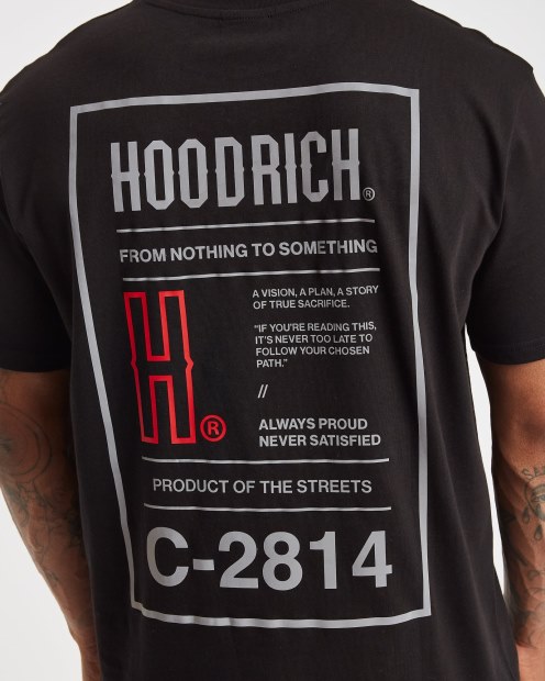 Camiseta Negra/reflectante Og Akira V6 Hoodrich