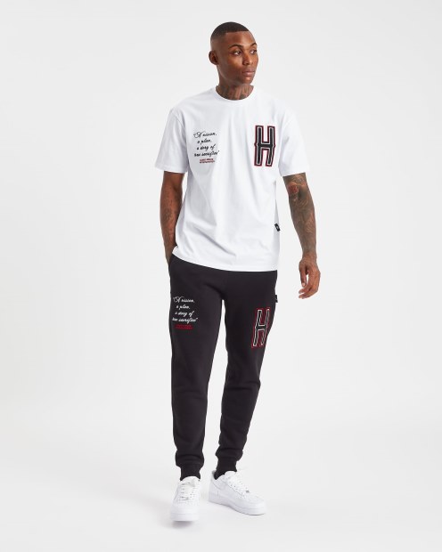 Camiseta Og Pulse Hoodrich Blanco/negro/rojo