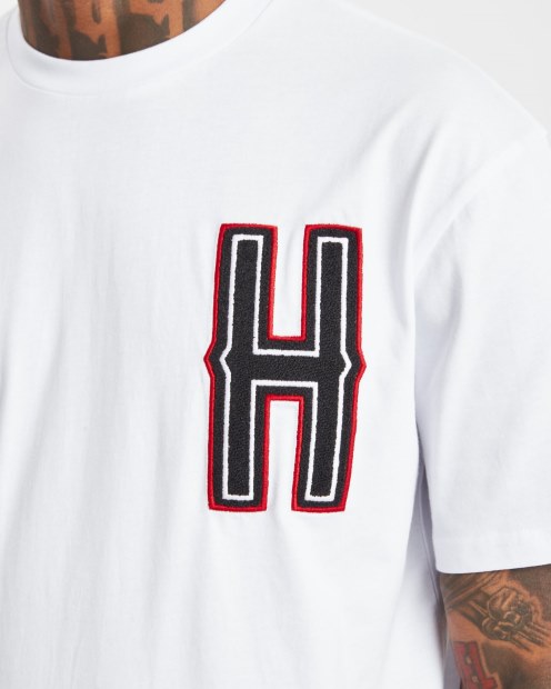 Camiseta Og Pulse Hoodrich Blanco/negro/rojo