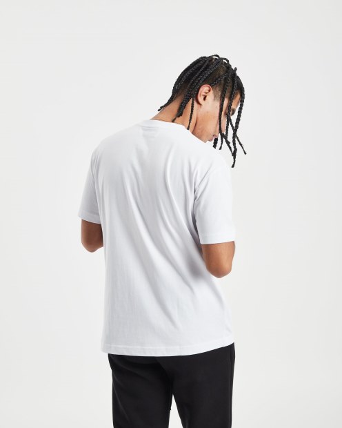 Camiseta Hoodrich Blanca/negra Con Logo Og Core