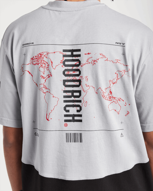 Camiseta Hoodrich Og Aspire Aguanieve/negro/fiesta