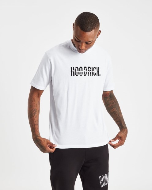 Camiseta Hoodrich Og Stack Blanco/negro
