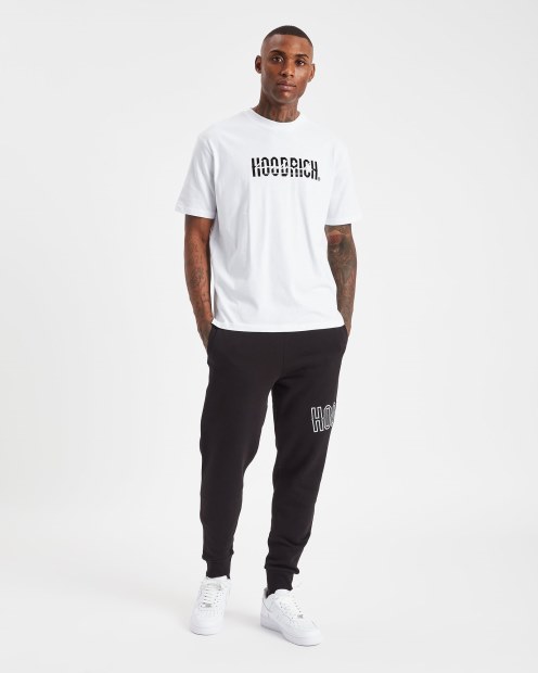 Camiseta Hoodrich Og Stack Blanco/negro