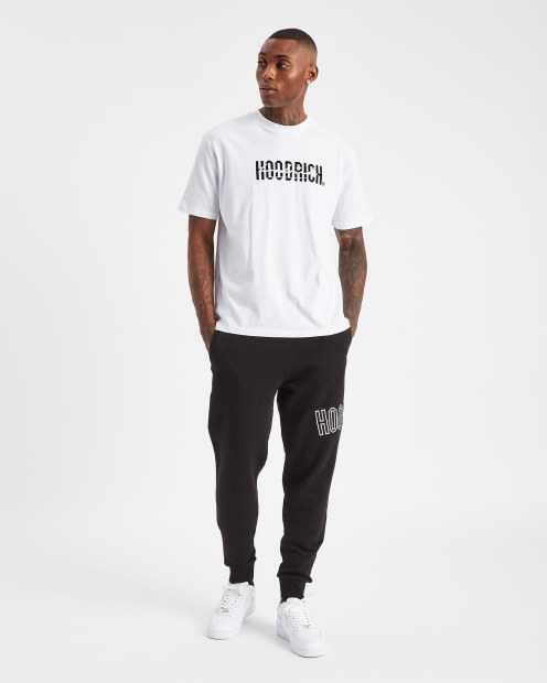 Camiseta Hoodrich Og Stack Blanco/negro