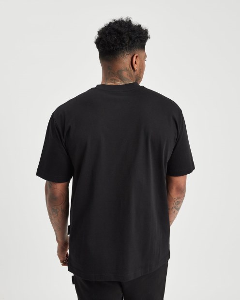 Camiseta Negra/blanca Og Spike Hoodrich