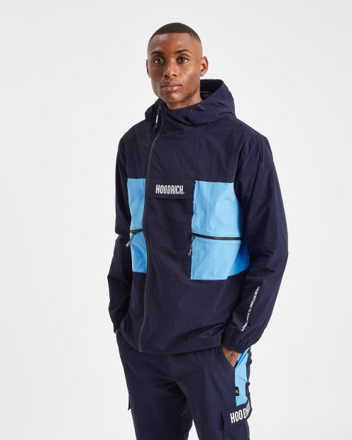 Chaqueta De Chándal Og Cript Azul Marino/azul/blanco Hoodrich