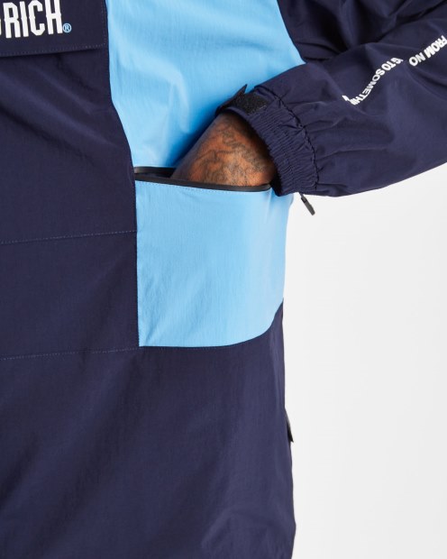Chaqueta De Chándal Og Cript Azul Marino/azul/blanco Hoodrich