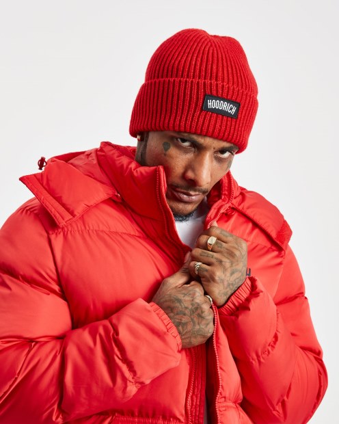 Gorro Rojo/negro/blanco Hoodrich Og Core