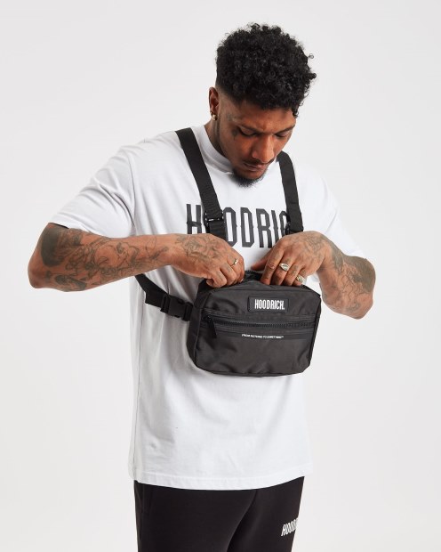 Bolso De Pecho Hoodrich Og Core Negro/blanco