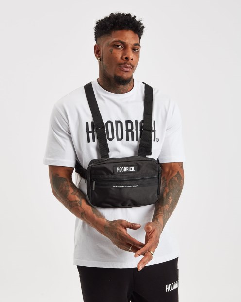 Bolso De Pecho Hoodrich Og Core Negro/blanco