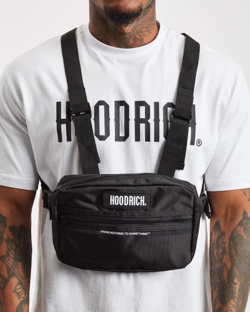 Bolso De Pecho Hoodrich Og Core Negro/blanco