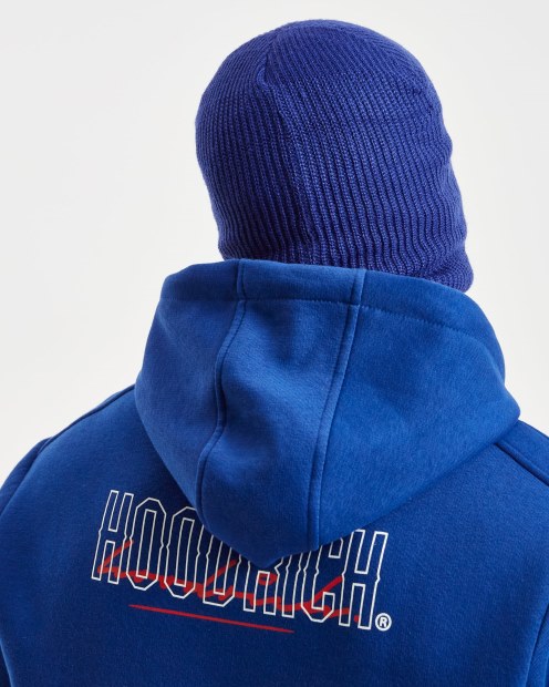 Pasamontañas De Punto Og Azul/blanco/negro Hoodrich