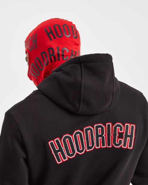 Pasamontañas Rojo/negro Og Grande Repro Hoodrich