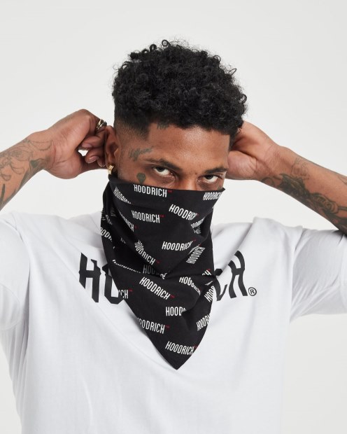 Og Repro Bandana Hoodrich Negro/blanco/rojo