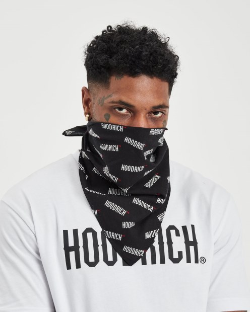 Og Repro Bandana Hoodrich Negro/blanco/rojo