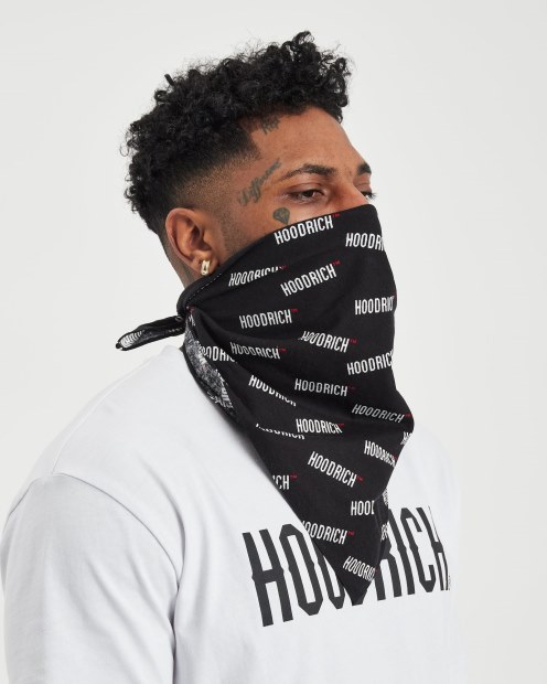 Og Repro Bandana Hoodrich Negro/blanco/rojo