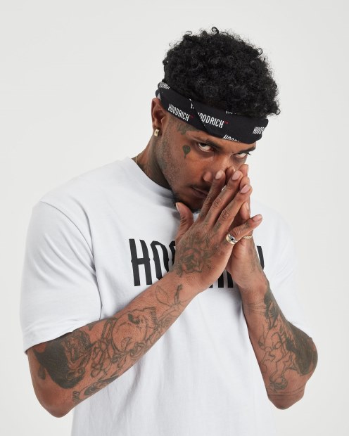 Og Repro Bandana Hoodrich Negro/blanco/rojo