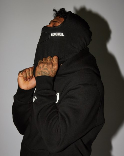 Pasamontañas Hoodrich Negro/reflectante Og