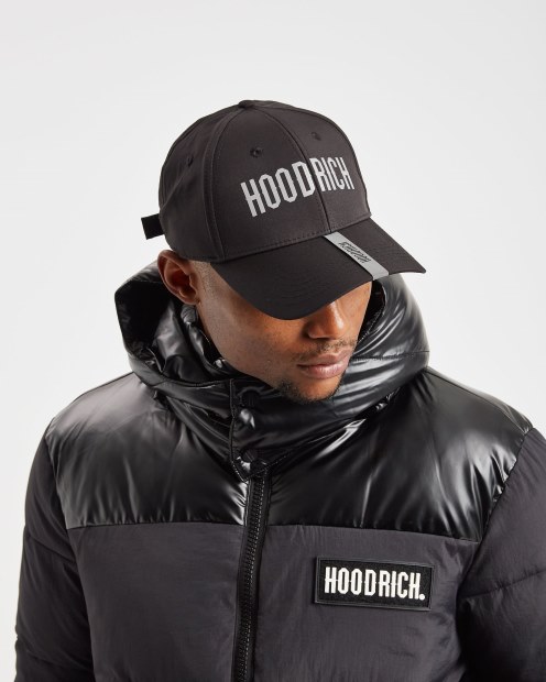 Gorra Táctica Og Negra/reflectante Hoodrich