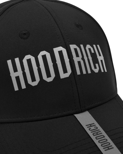 Gorra Táctica Og Negra/reflectante Hoodrich