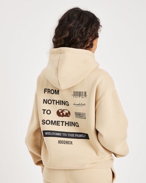 Sudadera Con Capucha Crema Irlandesa/negra/morena Hoodrich Og Frenzy