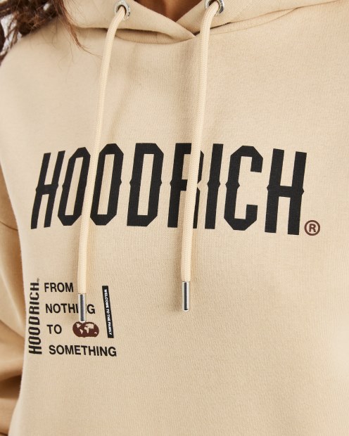 Sudadera Con Capucha Crema Irlandesa/negra/morena Hoodrich Og Frenzy