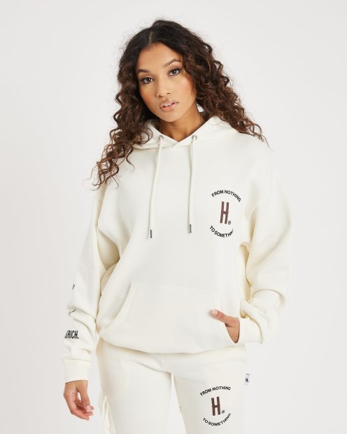 Egret/black/brunette Og Fetch Sudadera Con Capucha Hoodrich