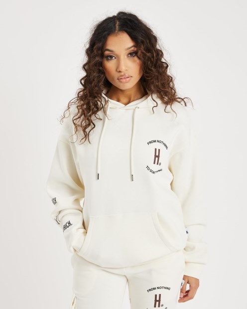 Egret/black/brunette Og Fetch Sudadera Con Capucha Hoodrich