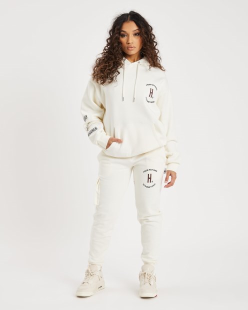 Egret/black/brunette Og Fetch Sudadera Con Capucha Hoodrich