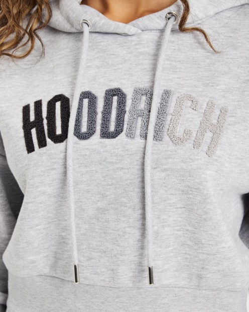 Sudadera Corta Con Capucha Og Kraze Gris Jaspeado/gris (reposición) Hoodrich