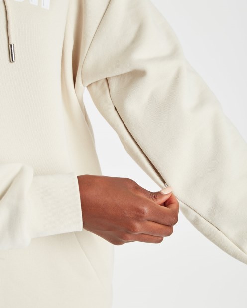 Hoodrich Og Storm Sudadera Con Capucha Avena/blanco