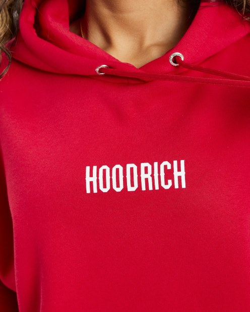 Sudadera Con Capucha Y Logo Pequeño De Hoodrich Lychee/white Og Storm