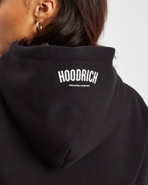 Sudadera Corta Con Capucha Hoodrich Og Brisa Negro/blanco/rosa