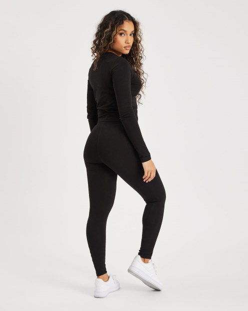 Negro/blanco (reabastecer) Hoodrich Og Intel Legging