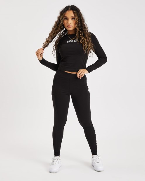 Negro/blanco (reabastecer) Hoodrich Og Intel Legging